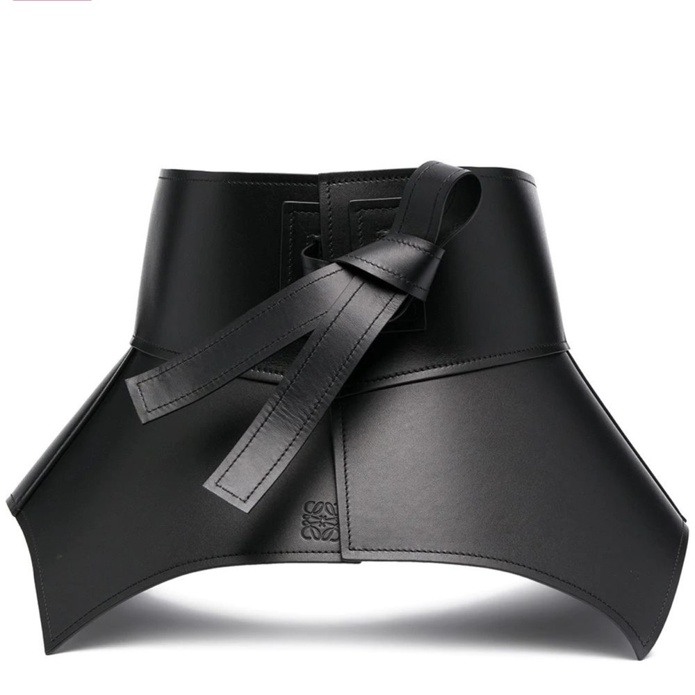 LOEWE OBI LEATHER CORSET BELT